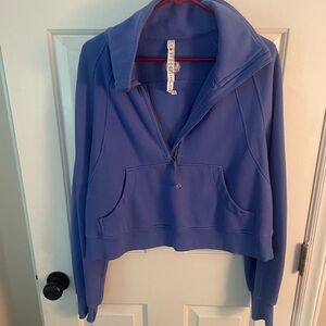 Lululemon Scuba Oversized Half Zip in Wild Indigo